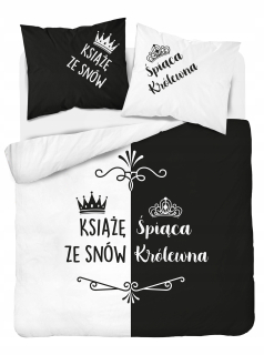 Kompletný set posteľných obliečok - Bavlnená podstielka 160x200 princ z kráľovských snov