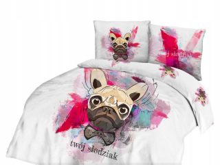 Kompletný set posteľných obliečok - Bavlnená podstielka Unikátny vzor 140x200 +1x70x80
