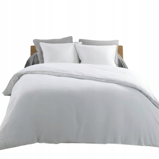 Kompletný set posteľných obliečok - Biela bavlnená podstielka 240 x 220 Soft Loumea