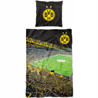 Kompletný set posteľných obliečok - Bebb Borussia Dortmund 135x200 cm vankúš