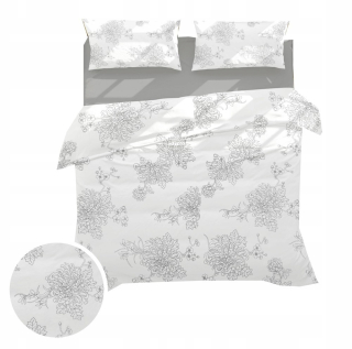 Kompletný set posteľných obliečok - Hotelová obliečka 140x200cm biela - Fiori