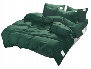 Kompletný set posteľných obliečok - Jeden -kolor podstielky 160x200 + list