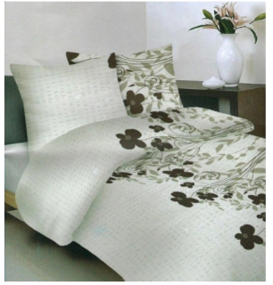 Kompletný set posteľných obliečok - Kôra s obliečkou 200x220 + 2x70x80 bavlnená kôra