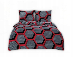 Kompletný set posteľných obliečok - Elway Cotton Satin Bedding 160x200