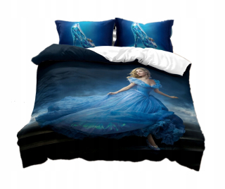 Kompletný set posteľných obliečok - Disney Disney Disney Pillowcase Bedding 140x200 Princess