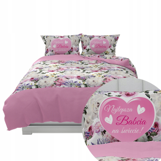Kompletný set posteľných obliečok - Darček pre posteľnú bielizeň pre babičkový deň 160x200