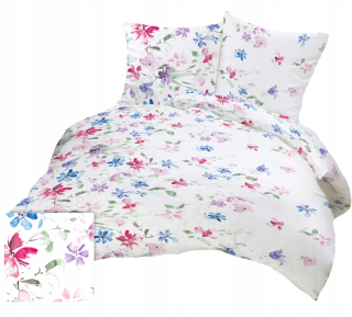 Kompletný set posteľných obliečok - Saténová posteľná bielizeň 160x200 Satin Cotton Poland