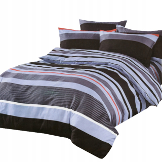 Kompletný set posteľných obliečok - Podstielka s kôrom 140x200 + Vankúšová sada kôra