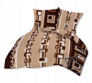 Kompletný set posteľných obliečok - Posteľná bielizeň s kôrom 140x200cm + 70x80cm Binelawa vzory.