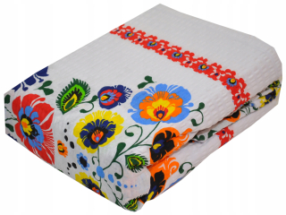 Kompletný set posteľných obliečok - Posteľná bielizeň z kôry 160x200 Kora Bielawa łowicka Cotton