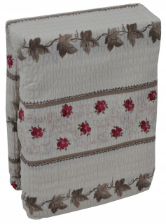 Kompletný set posteľných obliečok - Kôra Bark Bark 160x200 Bavlnené béžové kvety