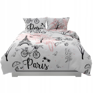 Kompletný set posteľných obliečok - Dvojlôžková podstielka 160x200 +2 vankúše 70x80