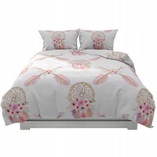 Kompletný set posteľných obliečok - Dvojitá podstielka 160x200 +2 Dream Catcher vankúš