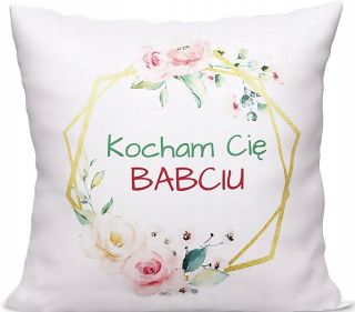 Obliečka na vankúš - Dekoratívny vankúš pre babičku deň 40x40