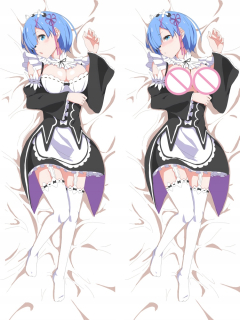 Obliečka na vankúš - Dakimakura Anime Rem Ram (Re: Zero) Vankúš