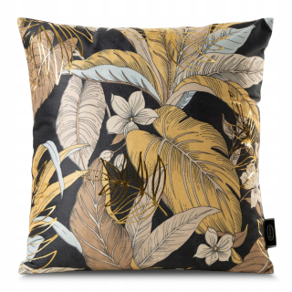 Obliečka na vankúš - Velvet Adel Black vankúš+PLN 40x40