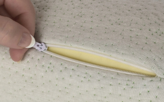 Obliečka na vankúš - Vankúš pre ortopedický valček bambus 46x16