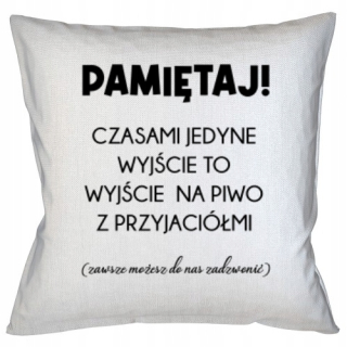 Obliečka na vankúš - Darček s vankúšom pre priateľa priateľa