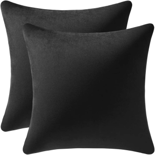 Obliečka na vankúš - Dekoratívne obliečky na vankúše 50 x 50 cm čierny zamat