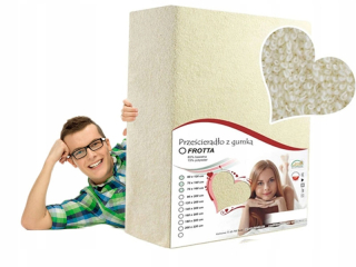 Plachta na posteľ - 100x200 ECRU List, Light odolný s Terrym