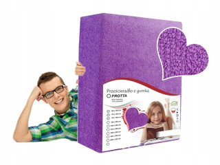 Plachta na posteľ - Purple napájací list s frotty 120/200 cm