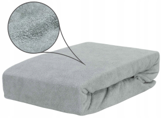 Plachta na posteľ - Terry list s elastickým pásmom 120/200
