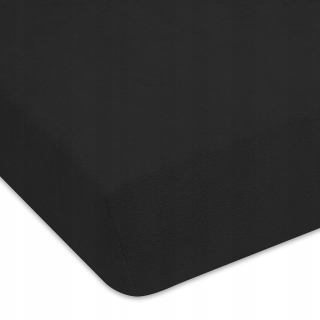 Plachta na posteľ - FROTT List Black Dark 160/200