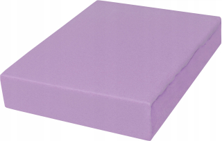 Plachta na posteľ - List Jersey 90x180 s gumou poľským Heatherom