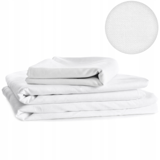 Plachta na posteľ - Tradičný list biely 160x200 hrubý