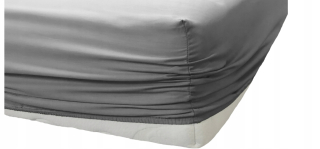 Plachta na posteľ - List s elastickým pásmom 80x220x20 cm 40 farieb