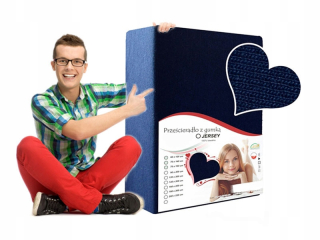 Plachta na posteľ - List s elastickým pásmom a granátovým jablkom 180x200 cm