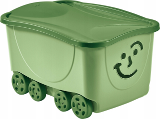 Úložný box pre deti - Plastová kontajnerová skrinka 47,5 l kolies pre hračky