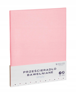Plachta na posteľ - Práškový bavlnený list bez gumy 140x200