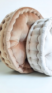 Sedací vak do detskej izby - Pouf rozpadajúce sa francúzske sedadlo 60 cm velor