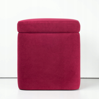 Sedací vak - Pouf veľké úložisko 40x46 dizajn velor k0lory