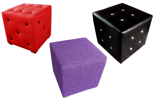 Sedací vak - Pouf Cube 40x40x43 alebo veľkosť