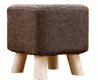 Sedací vak do detskej izby - Pouf Square Footrest Armchair Stool sedadlo
