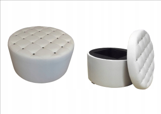 Sedací vak do detskej izby - Okrúhle pouf 75 cm, veľkosť alebo otvorené