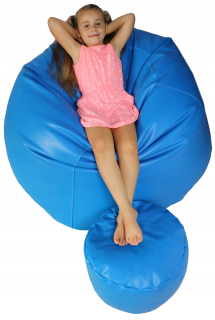 Sedací vak do detskej izby - Pouf taška xxl 110 cm 300 l Poufs kreslo vrecko