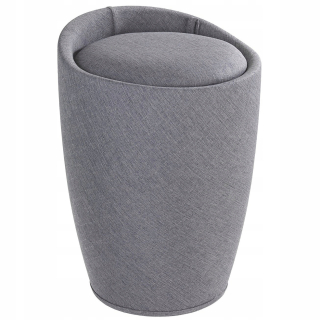 Kôš na bielizeň - SW3 50 cm kúpeľňový stĺp s košíkom Graphite Gloss