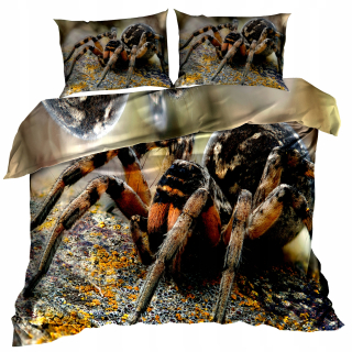 Kompletný set posteľných obliečok - Pavúk pavúk Tarantula podstielka 160/200 PTASZNIK