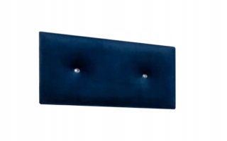 Panel za posteľ - Čalúnený panel 30x60 s dekoratívnym gombíkom