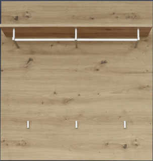 Vešiak do predsiene - Panel v šatníku / vešiak na trend.