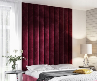 Panel za posteľ - Čalúnené panely 200x30 čelo postele