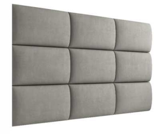 Panel za posteľ - Čalúnené panely s 3D stenou 50 x 40