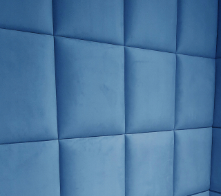 Panel za posteľ - Čalúnené panely 50x50 Vestibule roh prestávky