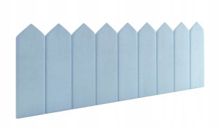 Panel za posteľ - Čalúnené panely pre deti 90x30 Płotek č. 2