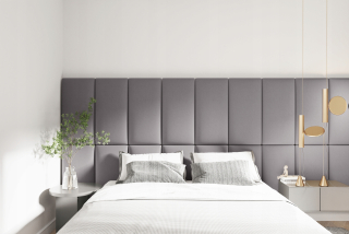 Panel za posteľ - Čalúnený nástenný panel Long 20x70 Magic Velvet