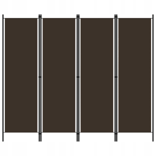 Stena, paraván do spálne - Peace Screen, 4-Onle, Brown, 200x180 cm