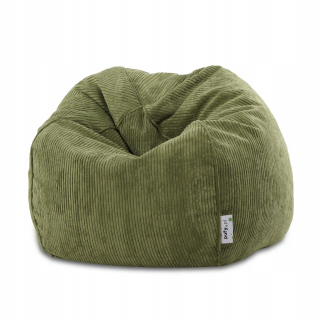 Sedací vak - Krásny Corduroy Pouf Sakwa 370L SZ20 + Footrest
